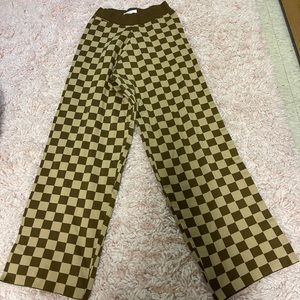 checkered pants